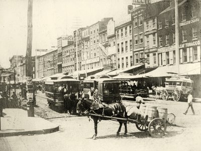 Front and Market Streets, 1881 by American Photographer